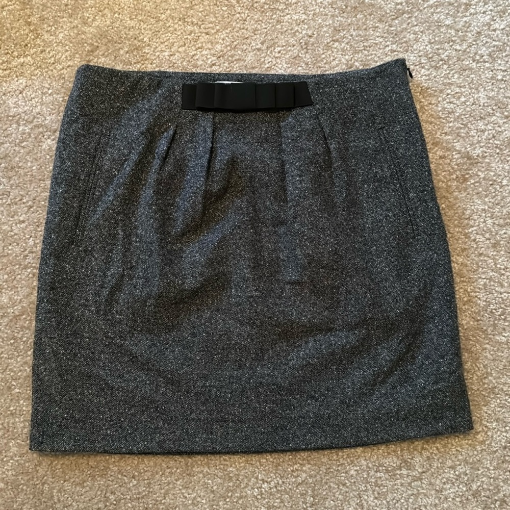 Ann Taylor Wool Mini Skirt